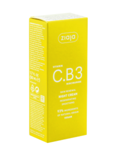 Ziaja Vitamin C, B3 Niacinamide Crema de noapte N1