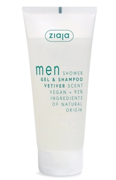 Зиажа MEN гель для душа и шампунь Vetiver N1