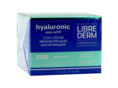Librederm Hyaluronic Eco-refill Cica-crema de zi hidratanta, matifianta, pentru tenul gras N1
