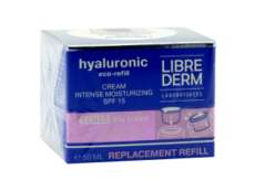 Librederm Hyaluronic (doza) Eco-refill Crema de zi intens hidratanta, SPF 15, pentru ten sensibil N1