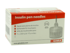 Иголка для шприц-ручки для инсулина Gima 31G x 6 мм (23842) N100