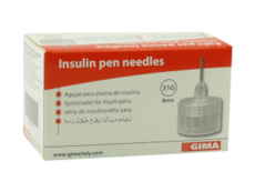 Иголка для шприц-ручки для инсулина Gima 31G x 8 мм (23843) N100