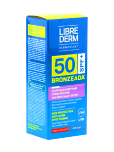 Librederm Bronzeada Crema protectie solara imp petelor pigmentare pentru fata si corp SPF50 N1