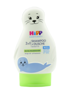 HIPP  BabySanft Sampon  gel de dus p/u piele si par 200 ml /90124/ N1