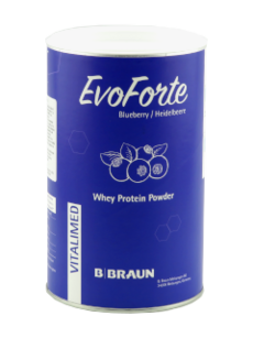 Evo Forte Blueberry protein powder 