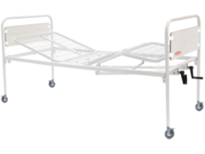 Moretti Pat de spital mecanic, cu 1 maner MP090 - IBISCO