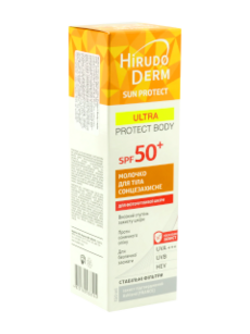 Биокон Гирудо Дерм Защита от солнца СПФ 50 защитное молочко для тела N1
