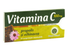 Vitamin C cu propolis si echinacea N10