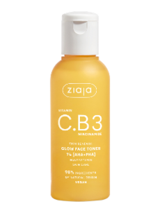 Ziaja Vitamin C.B3 Niacinamide toner de fata cu acid 1% (AHA+PHA) N1