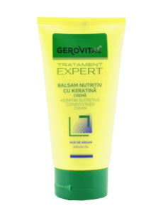 Gerovital Tratament Expert Balsam Nutritiv cu Keratina Crema (cu ulei de argan) N1