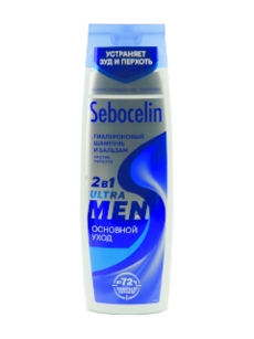 Либридерм Себоцелин мужской шампунь от перхоти 2 в 1 с гиалуроновой кислотой N1