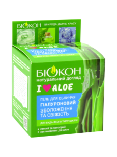 Биокон I Love Aloe гель для лица с гиалуроновой кислотой N1