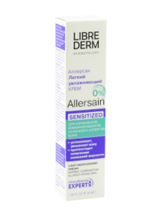 Librederm Allersain cremă hidratantă legeră pentru piele sensibilă, normală și mixtă N1
