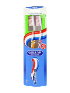 Periuta de dinti Aquafresh CleanFlex Medium 1+1 N1