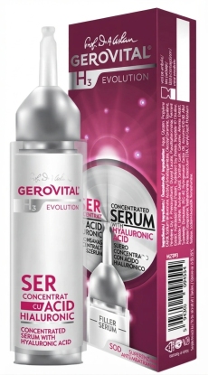Gerovital H3 Evolution Ser Concentrat cu acid hialuronic 10 ml N1