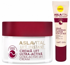 Aslavital crema lift ultra-activa (35+) + crema contur ochi buze N1