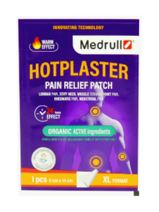 Пластырь MEDRULL Hotplaster 9 x 14 см с согревающим эффектом