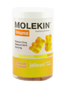 Molekin Imuno jeleuri cu aroma de portocale 3 ani+ N60