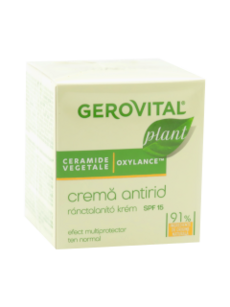 Gerovital Plant crema antirid SPF 15 N1