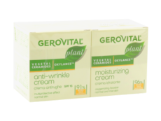 Gerovital Plant Pachet Promo crema hidr + crema antirid SPF 15 N1