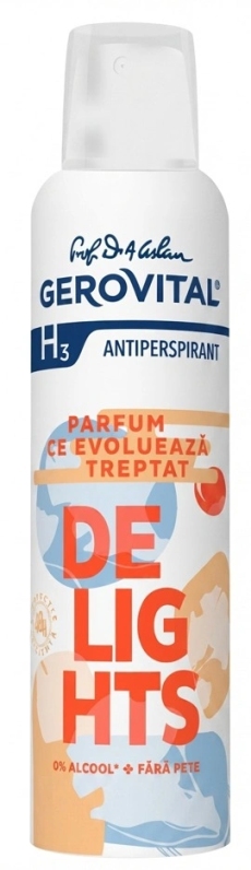 Gerovital H3 Deodorant Antiperspirant Delights N1