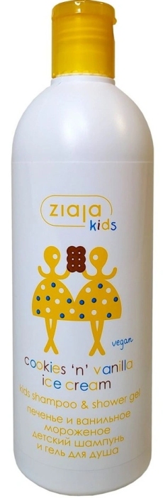 Ziaja Kids Cookies vanilla Sampon duş pentru copii N1
