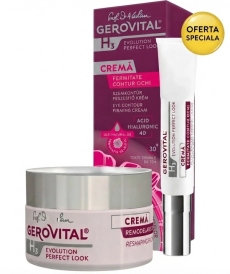 Gerovital H3 Evolution Perfect Look Pachet Promo crema Remodelare fata + crema ochi N1