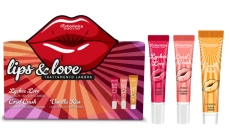 Атенас Набор LipLove бальзам для губ Личи + Коралл + Ваниль N1