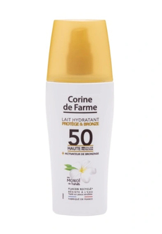 Corine de Farme Sun Manoi Lotiune Accelerare bronz + Protectie SPF50 N1