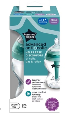 Biberon (0+) 260 ml anticolici cu senzor de temp. si sistem de ventilatie 1 buc TT0020 N1