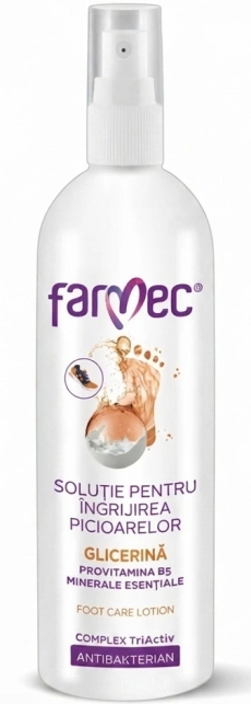 Farmec Solutie pentru ingrijirea picioarelor cu glicerina N1