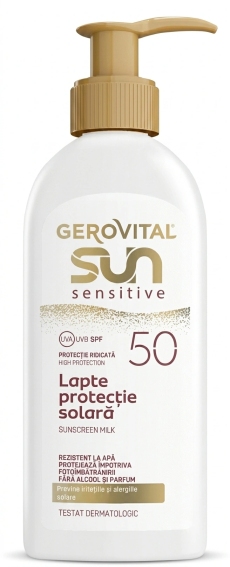 Геровитал Sun солнцезащитное молочко для чувствительной кожи SPF 50 N1