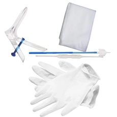 Set ginecologic L ster. tip 2 № 4 MEDLINE (manusi, specula, citoperiuta, servet.) N1