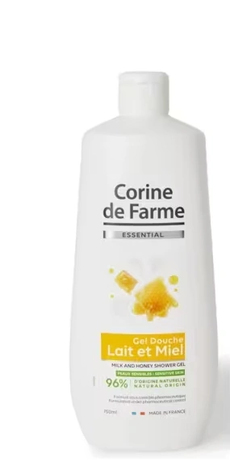 Corine de Farme Gel de dus Lapte si miere Essential