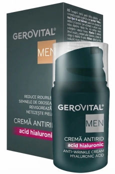 Gerovital Men crema antirid cu acid hialuronic N1