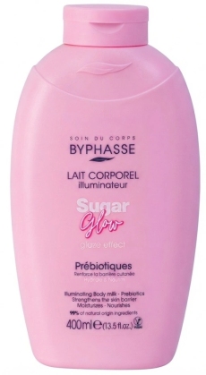 Byphasse Sugar Glow Lapte de corp iluminator cu prebiotice N1