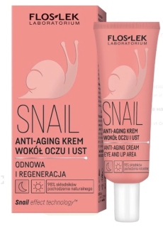 Floslek Snail Cremă antirid pentru zona ochilor și buze N1