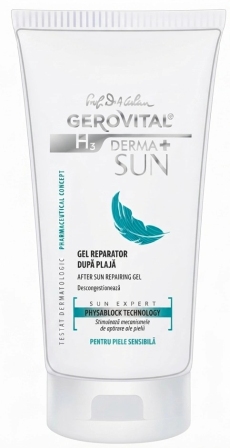 Геровитал Sun H3 Derma+ заживляющий гель после загара N1