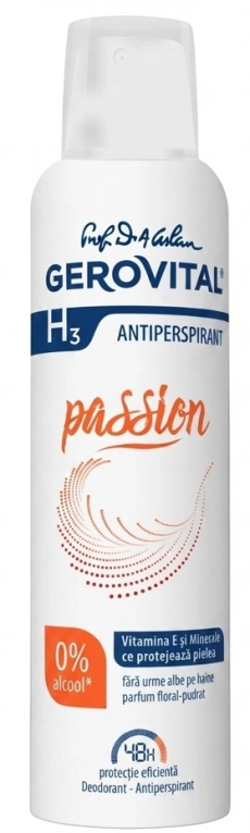 Gerovital H3 Deodorant Antiperspirant Passion N1
