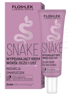 Floslek Snake Filling Cremă antirid cu efect de „umplere” riduri pentru zona ochi și buze N1