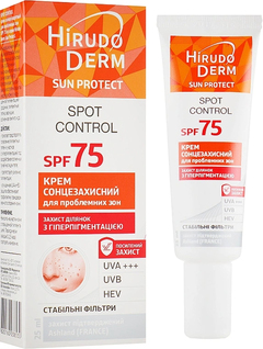 Biokon Hirudo Derm Protectie Solara SPF 75 Spot Control Cremă superprotectie pentru zone cu probl/ N1