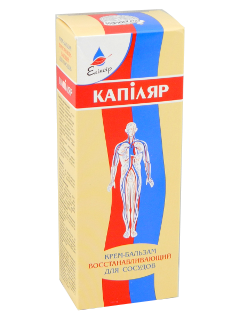 Эликсир Капиляр крем-бальзам регенерирующий крем для кровеносных сосудов с эфирными маслами N1