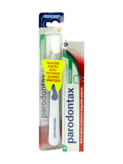 Зубная паста Пародонтакс Fluoride + зубная щетка N1