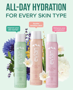 Corine de Farme Evian Mist Glow pentru ten spray N1