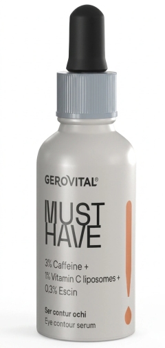 Gerovital Must Have Ser contur ochi 3% Cofeina N1