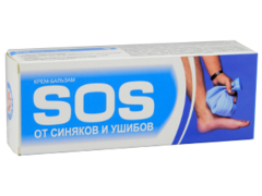 Эликсир SOS крем-бальзам от синяков и ушибов с экстрактом бадяги N1