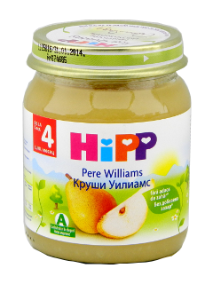 HIPP Fructe, Pere Williams Christ (4 luni) 125 g /4262/ N1