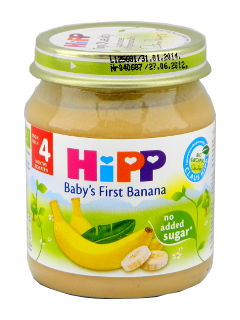 HIPP Fructe, Prima banana a copilului (4 luni) 125 g /4232/ N1