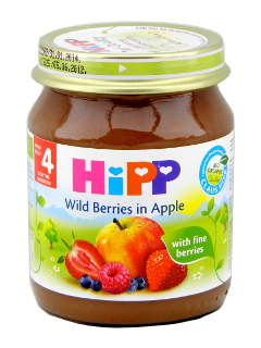 HIPP Fructe, Mere si fructe de padure (4 luni) 125 g /4203/ N1