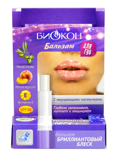 Balsam pentru buze Biokon Luciu de diamante 